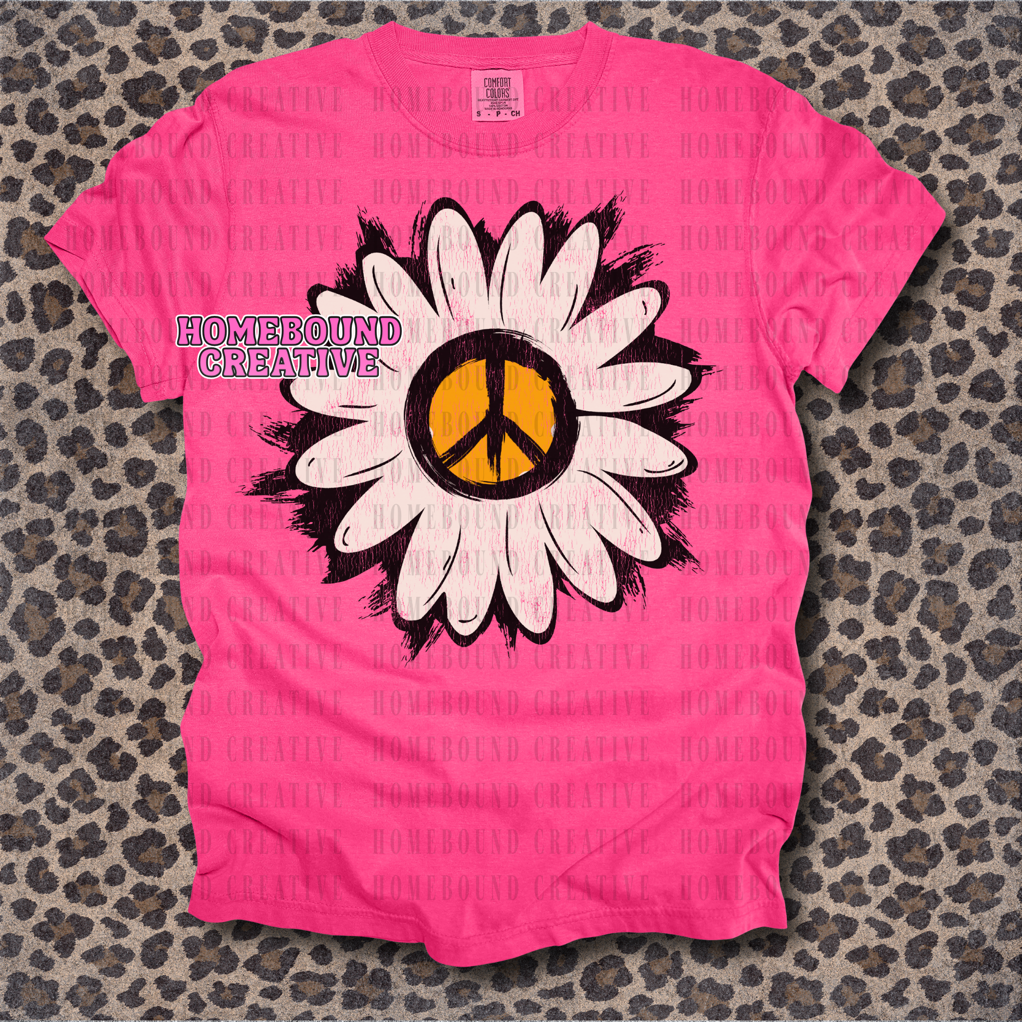 Grunge Peace Daisy PNG