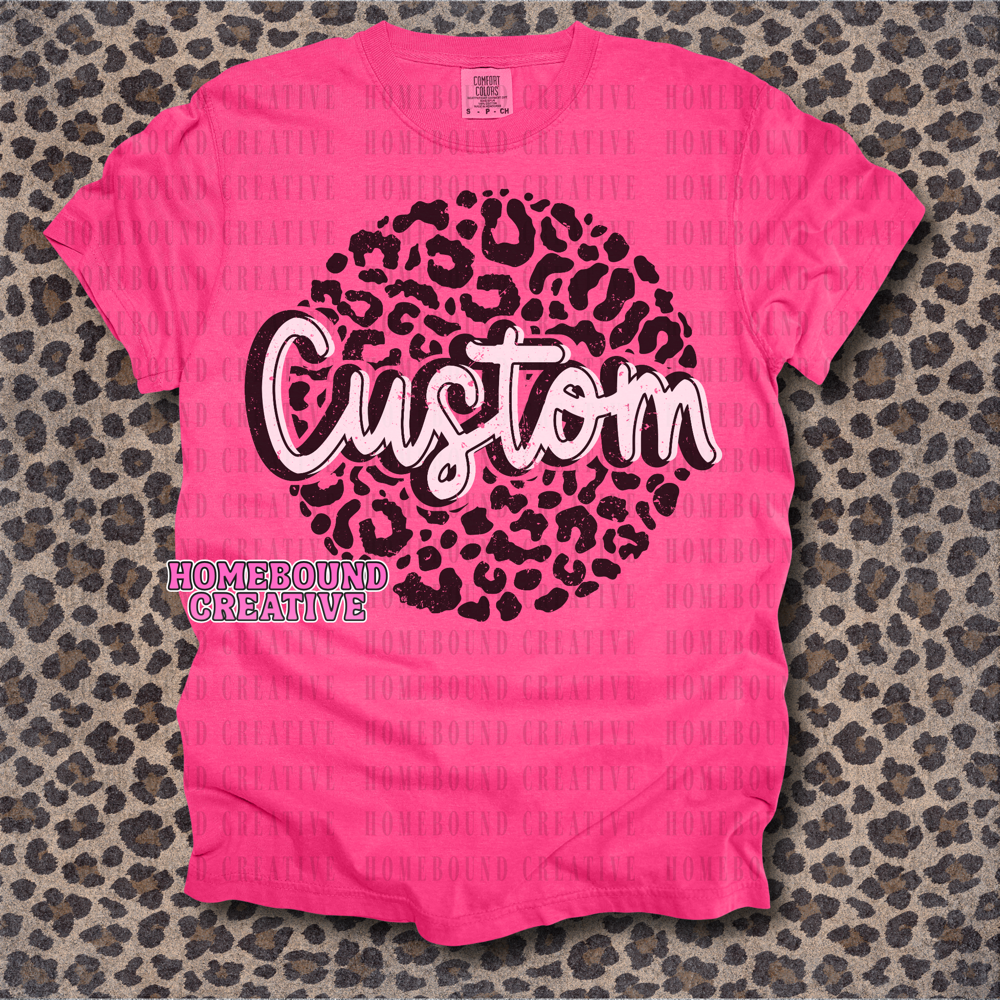 Custom Leopard Circle