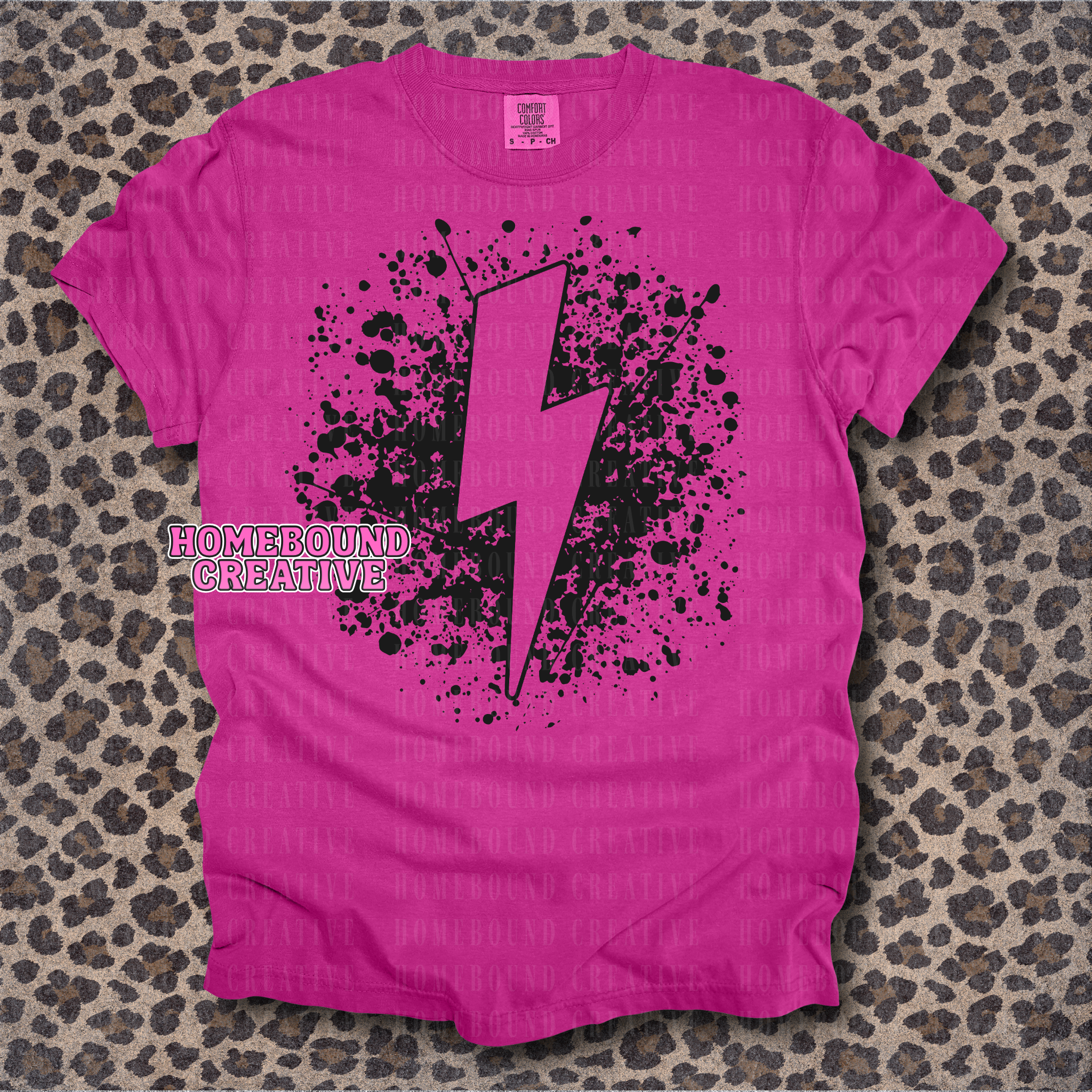 Paint Splatter Lightning PNG