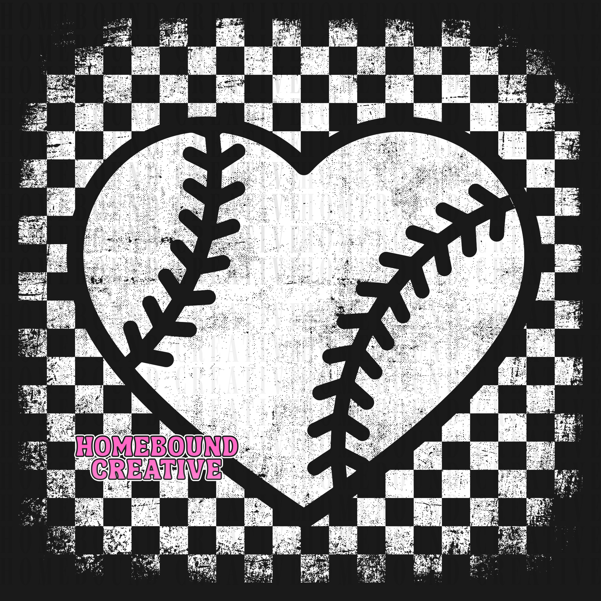 Baseball Heart PNG