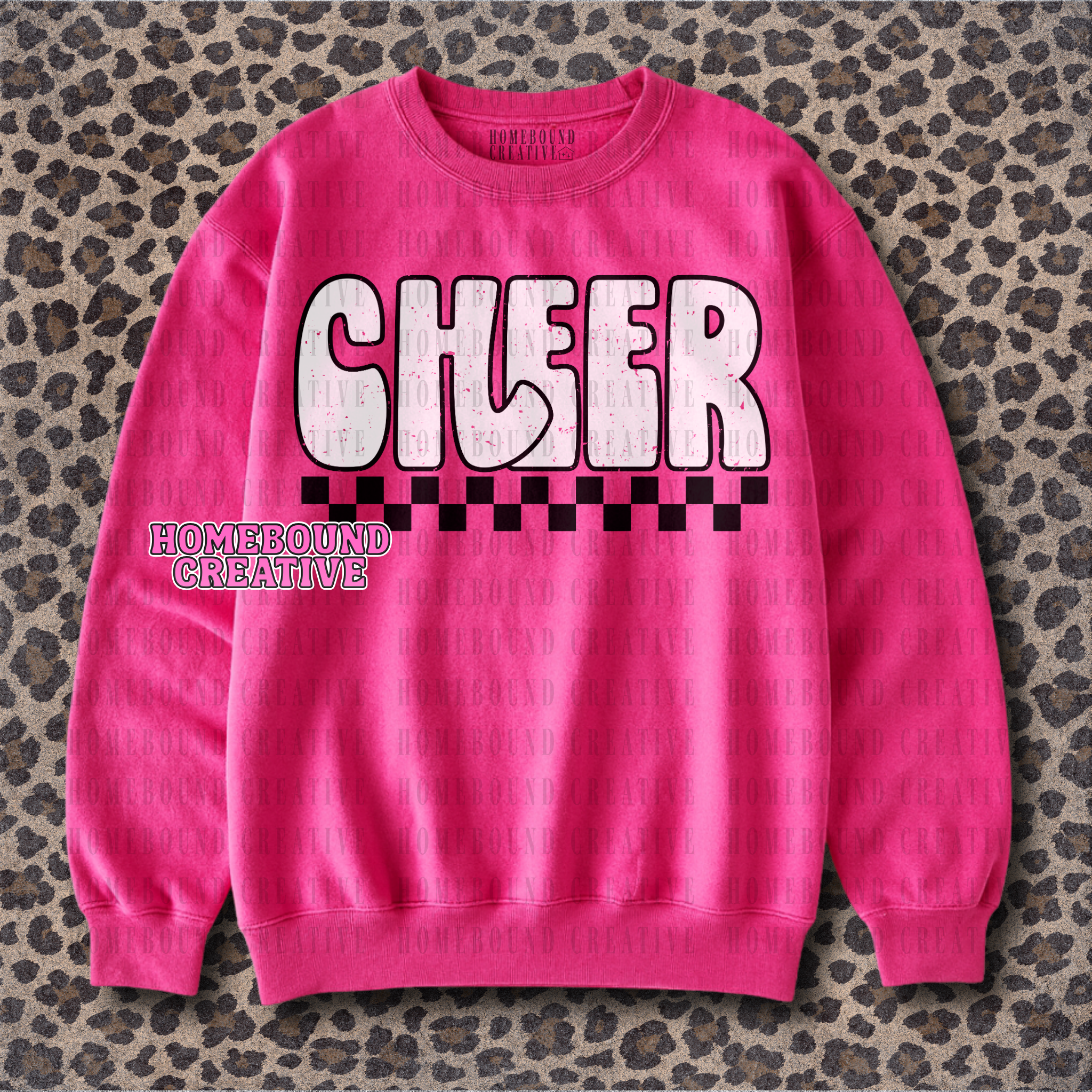 Checkered Cheer PNG