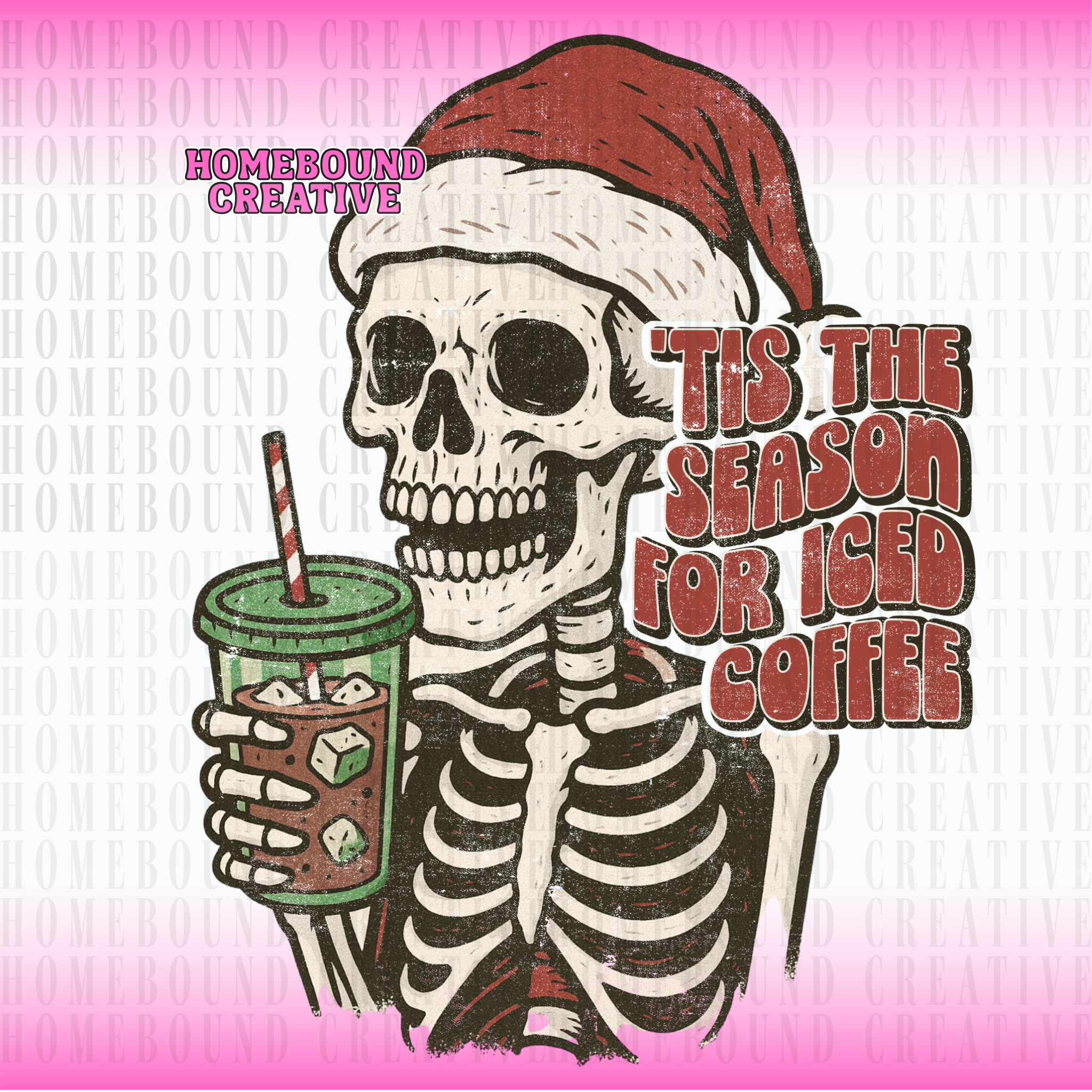 Skellie Santa's Coffee PNG