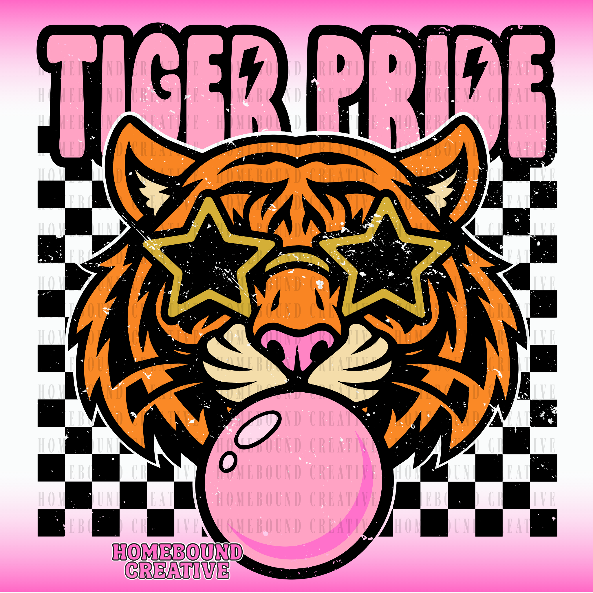 Bubblegum Tigers PNG