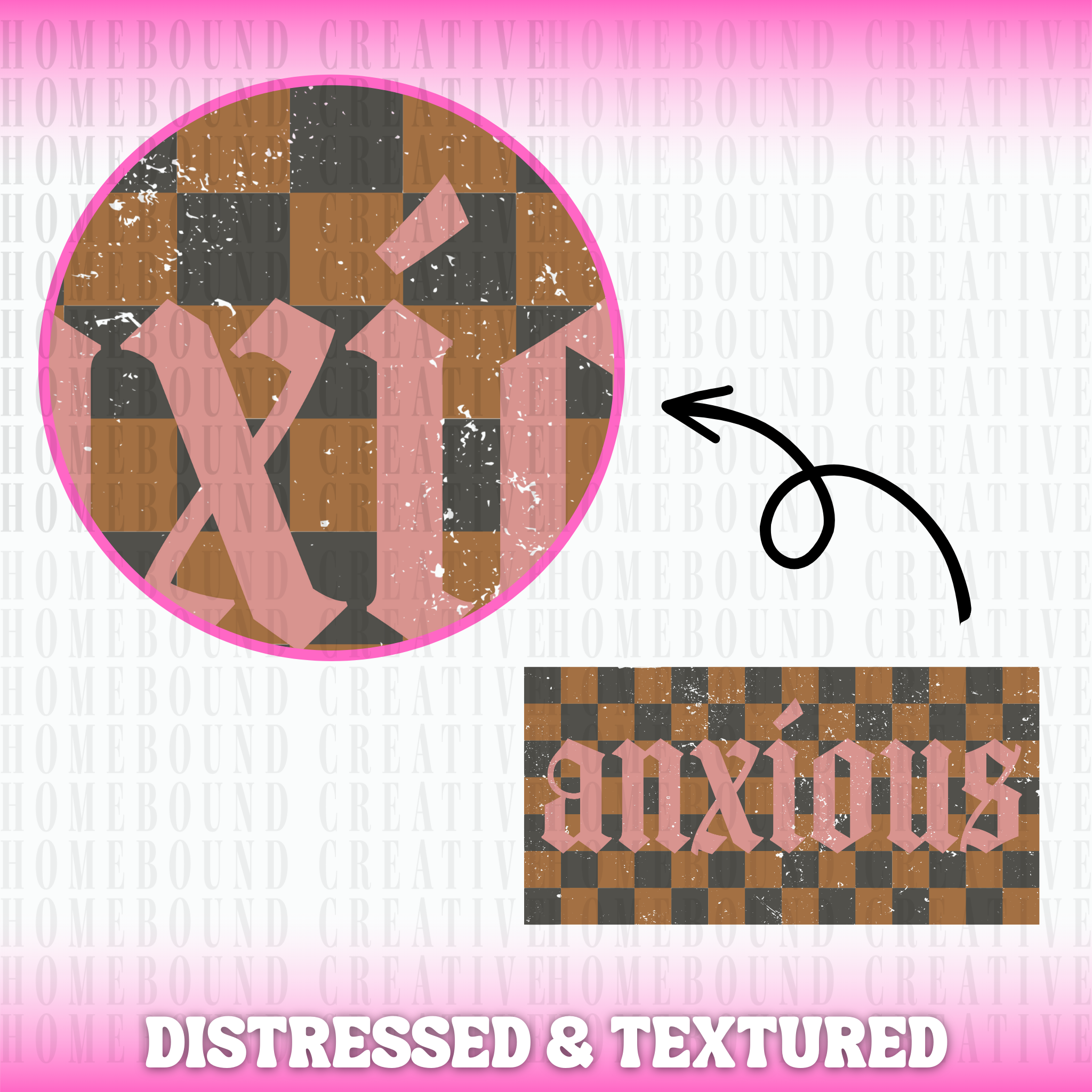 Preppy Goth Anxious PNG