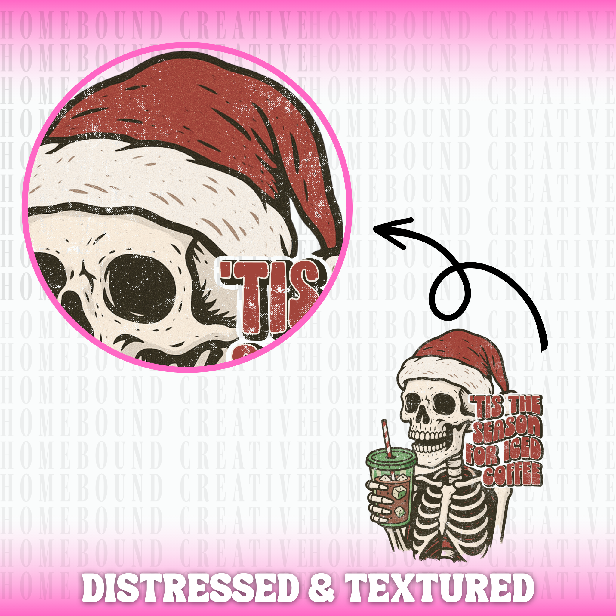 Skellie Santa's Coffee PNG