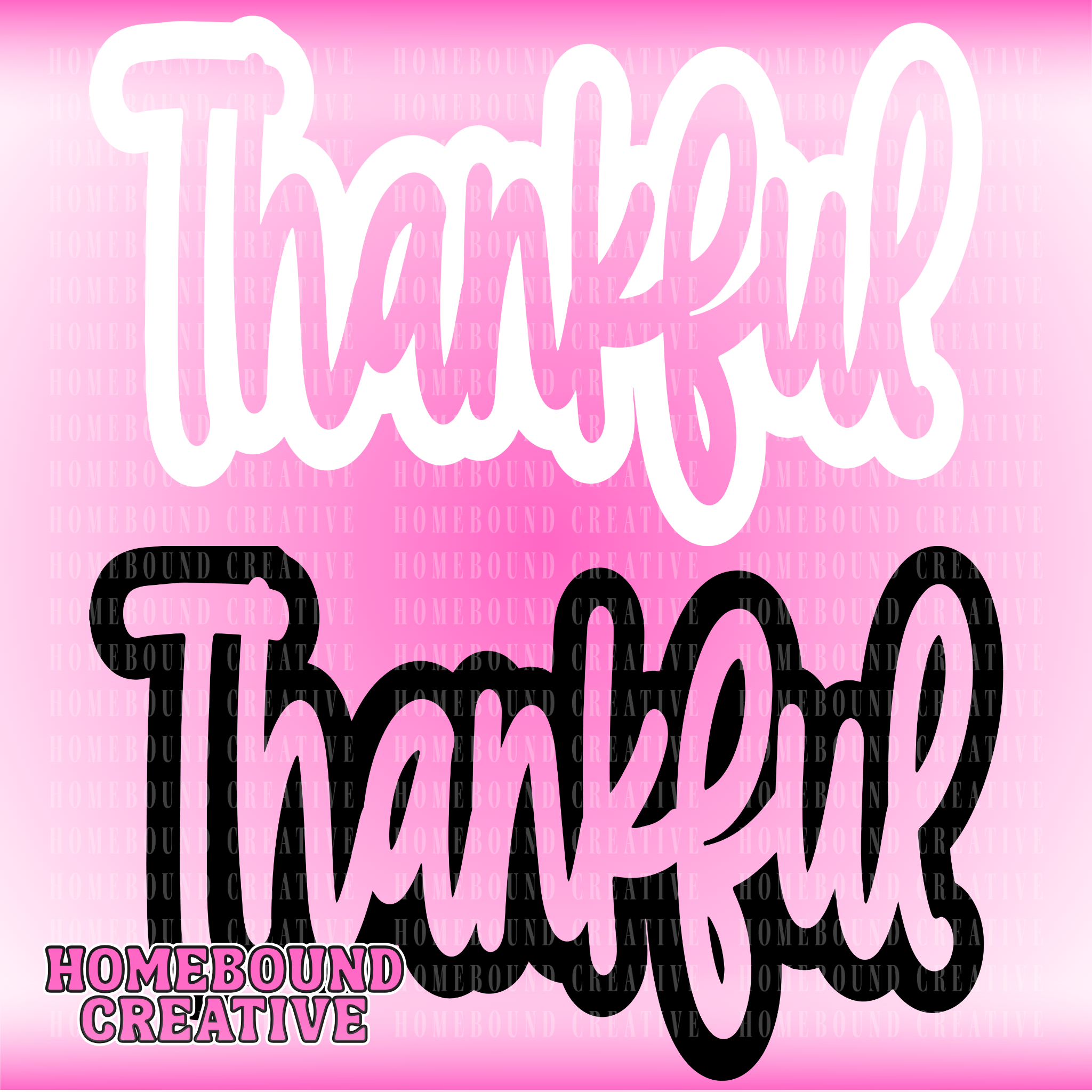 Thankful Cutout SVG + PNG