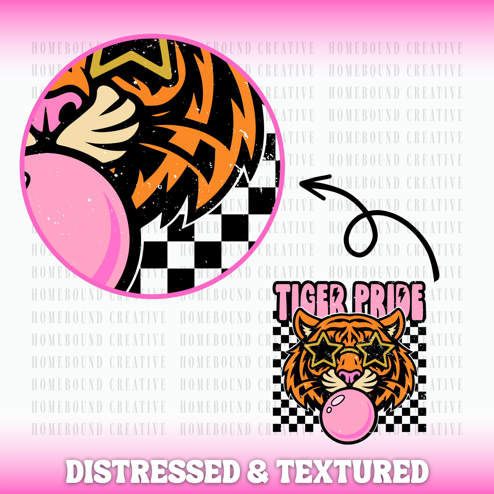 Bubblegum Tigers PNG