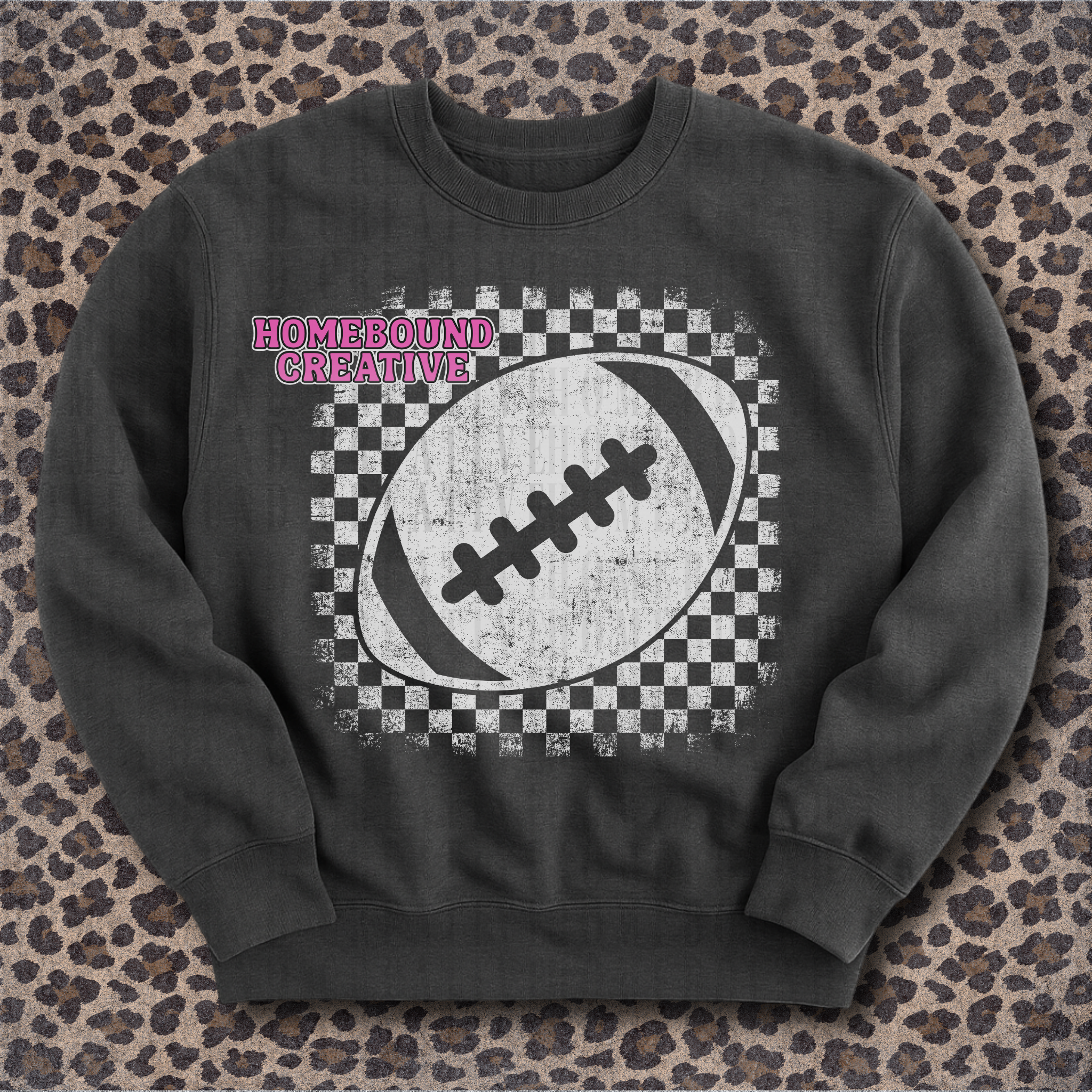 Grunge Football Checkered PNG